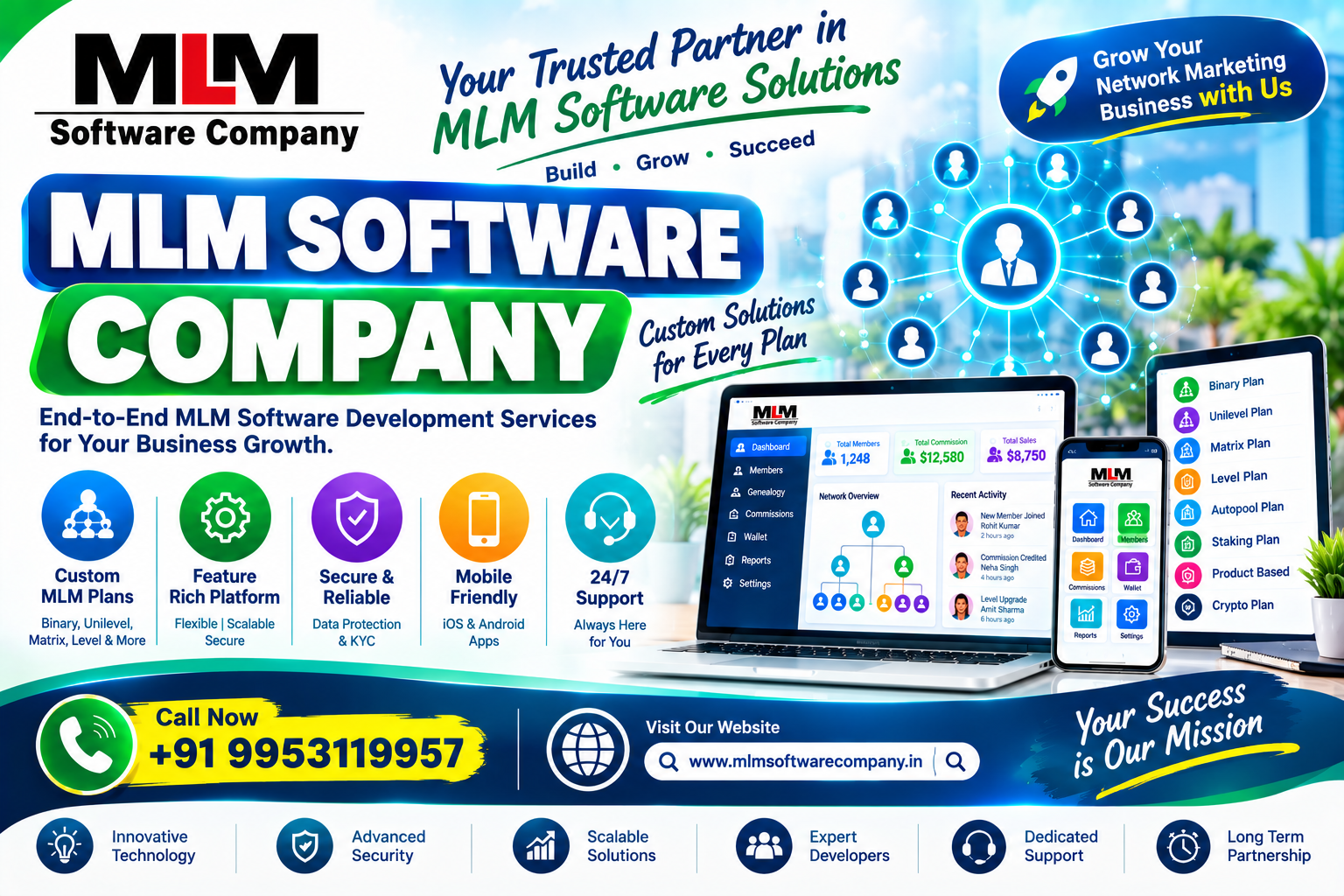 Grow Your Network MLM Software in Bhavnagar