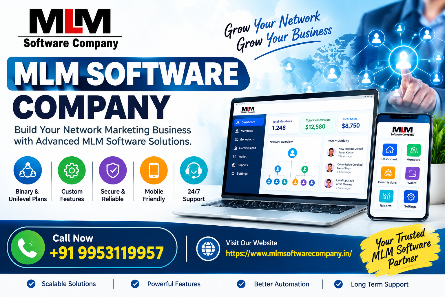 Top MLM Software Company in Hyderabad: Build, Manage & Scale Your Network Marketing Business