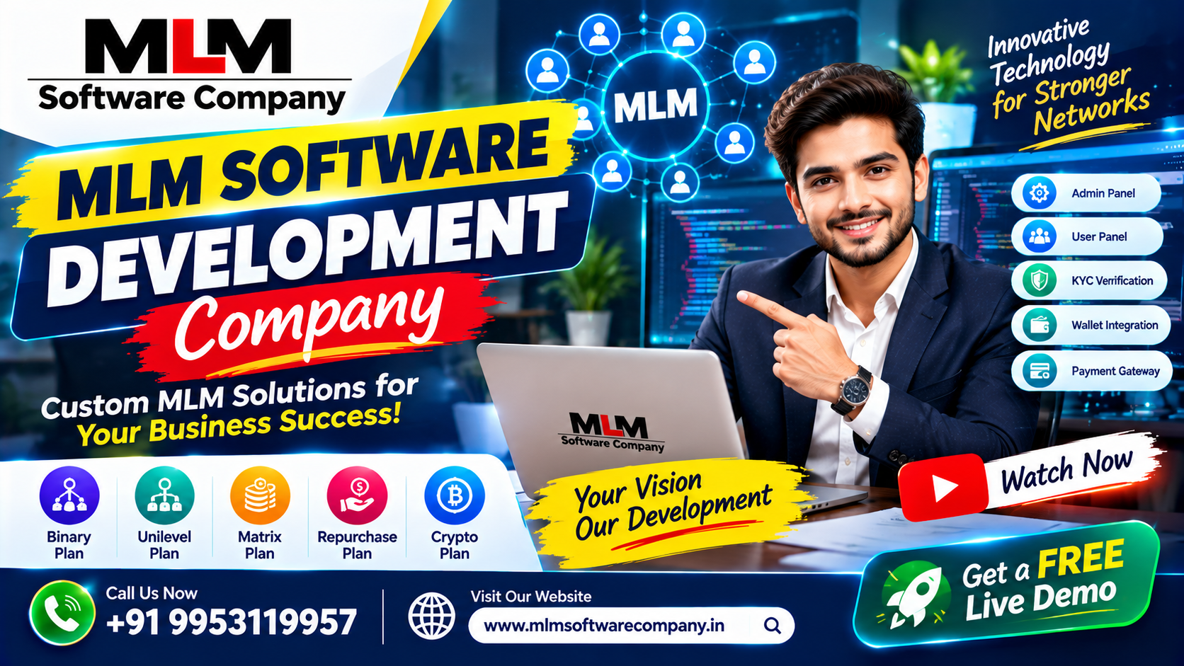 Grow Your Network Marketing Business Faster with the Best MLM Software in Ghaziabad