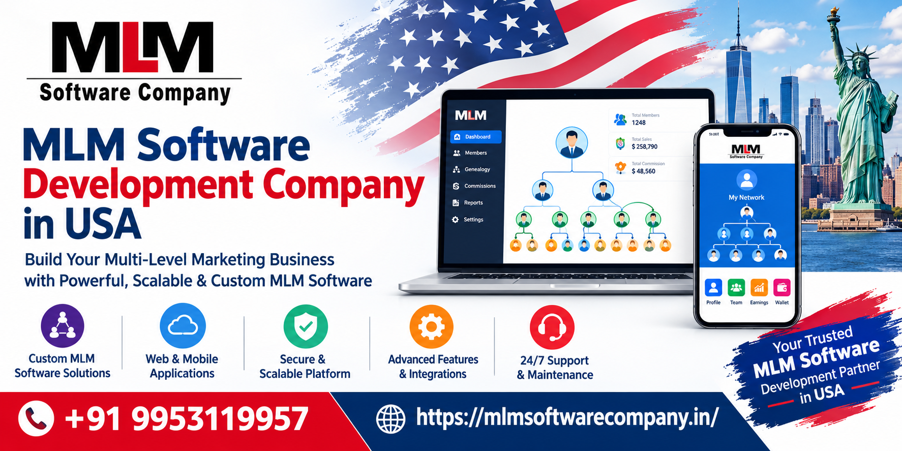 MLM Software Development Company in USA: Build a Powerful MLM Business Platform | Call 9953119957